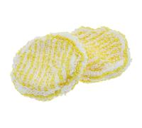 vhbw 2x Housses compatible avec Kärcher SC 2 EasyFix Premium, SC 2 Deluxe EasyFix Premium nettoyeur à vapeur - blanc / jaune