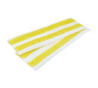 vhbw 2x Housses compatible avec Kärcher SI 4 4 EasyFix Iron nettoyeur à vapeur - blanc / jaune