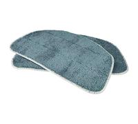 vhbw 2x Housses compatible avec Leifheit CleanTenso 2.0 Model 2022 nettoyeur à vapeur - gris ardoise 32,5 x 19 x 0,7cm