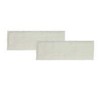 vhbw 2x Housses de rechange compatible avec Kärcher SC 2 EasyFix, SC 2 Deluxe EasyFix Premium nettoyeur à vapeur - serpillière 35 x 14 x 0,5cm