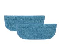 vhbw 2x Housses de rechange remplacement pour Philips CP1055/01, 432200493831 pour nettoyeur à vapeur, balai vapeur - microfibre, bleu