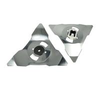vhbw 2x Lames compatible avec Robomow RS630 (2013-2015) tondeuse - Lames de rechange, argenté, acier inoxydable