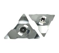 vhbw 2x Lames compatible avec Wolf Garten Loopo M2000 tondeuse - Lames de rechange, argenté, acier inoxydable