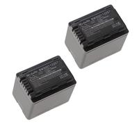 vhbw 2x Li-Ion batterie 4040mAh (3.6V) pour appareil numérique camescope comme Panasonic VW-VBT190