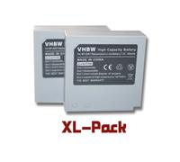 vhbw 2x Li-Ion batterie 700mAh pour appareil numérique camescope Samsung VP-MX10A, VP-MX10AH, VP-MX10AU, SMX-F30, F33, F34, SC-HMX10 remplace BP-85ST.