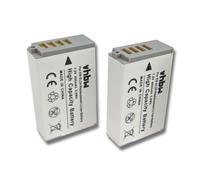 vhbw 2x Li-Ion batterie 800mAh (7.2V) pour appareil photo vidéo Nikon DL24-85 d/1.8-2.8 comme Nikon EN-EL24, VFB11901.