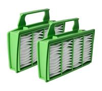 vhbw 2x Micro-filtre hygiénique compatible avec Sebo Airbelt K1, K Series aspirateur - Filtre à air, vert, rectangulaire