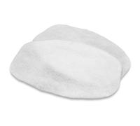 vhbw 2x Micro-filtre hygiénique remplacement pour Nilfisk 11693700, 11641000 pour aspirateur - Filtre à air blanc