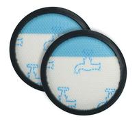 vhbw 2x Micro-filtre hygiénique remplacement pour Rowenta ZR903601 pour aspirateur - Filtre à air noir / blanc / bleu