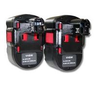 vhbw 2x NiMH batterie 3000mAh 24V pour outil électrique outil Powertools Tools comme Bosch 2607335268, 2607335279, 2607335280, 2607335445, 2607335446