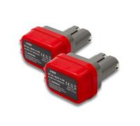 vhbw 2x NiMH Batteries 3000mAh (9.6V) pour outils électroniques Makita 6901D, 6901DW, 6903VD, 6903VDW, 6903VDWE, 6907DWE, 6940D