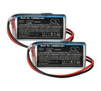 vhbw 2x Pile compatible avec Verisure Camera Detector, Nattsikringspanel, Night Control système d'alarme (1350mAh, 3V, Li-MnO2)