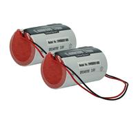 vhbw 2x Pile remplacement pour DSC WT4911BATT pour système d'alarme, sirène extérieure radio (14500mAh, 3,6V, Li-MnO2)