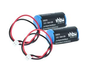 vhbw 2X Pile Remplacement pour Verisure CR-2/3AZ pour système d'alarme (1350mAh, 3V, Li-MnO2)