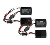 vhbw 2X Pile Remplacement pour Visonic 2XER18505m, 103-304742 pour système d'alarme, sirène extérieure Radio (16000mAh, 3,6V, Li-SOCl2)
