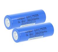vhbw 2X Piles spéciales ER17505 / SB-A01 (Size A) / LS17500 / ER17/50 - Batteries Non-Rechargeables (3600mAh, 3,6V, Li-MnO2)
