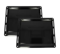 vhbw 2x Plaque de four compatible avec Miele H 2861, DGC 6000, H 2761, H 2000, H 6000, DGC 7000, H 2467, H 2267, H 6167 Four - 44,5 x 37,7 x 2,5 cm