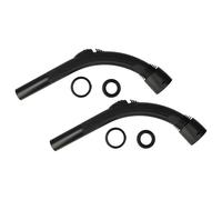 vhbw 2x Poignée compatible avec Dirt Devil M5013-1, M5013-2, M5013-0 aspirateur - Manche de rechange, raccordement 32 mm, 37,1 cm de long