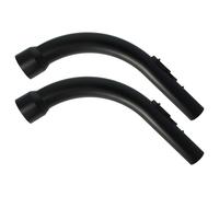 vhbw 2x Poignée compatible avec Miele SDCO3, SDCO0, SDCN0, SDCJ0, SDCG1 aspirateur - Manche de rechange, raccordement 35 mm, 34 cm de long
