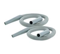 vhbw 2x Rallonge de longueur de tuyau flexible universelle pour aspirateurs courants - 100 cm à 500 cm