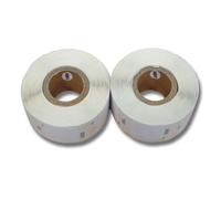 vhbw 2x Rouleau d'étiquettes 12mm x 24mm (1000 étiquettes) compatible avec Dymo LabelWriter 400 Turbo, 400 Duo imprimante d'étiquettes