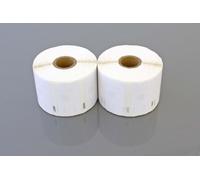 vhbw 2x Rouleau d'étiquettes 57mm x 32mm (1000 étiquettes) compatible avec Dymo LabelWriter 310, 310 II, 320, 310 Turbo II étiqueteuse