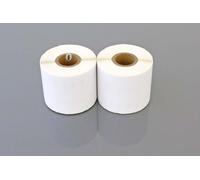 vhbw 2x Rouleau d'étiquettes 59mm x 190mm (110 étiquettes) compatible avec Dymo LabelWriter EL60 Turbo, LW400 Duo imprimante d'étiquettes