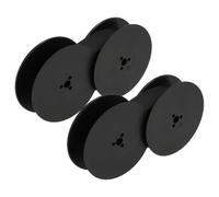 vhbw 2x Ruban encreur compatible avec Olympia SGE 65, SGE D52, SGE 66 SL | pour Simplex machine à écrire - noir