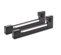 vhbw 2x Ruban encreur remplacement pour Epson ERC-09B, ERC-09, C43S015354 pour imprimante matricielle ou de reçus - noir