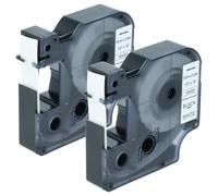 vhbw 2x Rubans compatible avec Dymo RhinoPro 6000, 5000, 3000, ILP 219