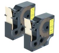 vhbw 2x Rubans compatible avec Dymo RhinoPro 6000, 5000, 3000, ILP 219