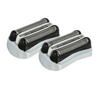 vhbw 2x Têtes de rasoir de remplacement compatible avec Braun cruZer clean 5, 6 rasoir électrique - Couleur : argenté