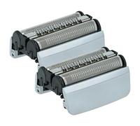 vhbw 2x Têtes de rasoir de remplacement compatible avec Braun Series 8 rasoir électrique, noir/argenté