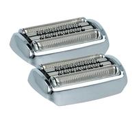 vhbw 2x Têtes de rasoir de remplacement compatible avec Braun Series 9, Pro rasoir électrique, argenté