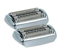 vhbw 2x Têtes de rasoir de remplacement compatible avec Braun Series 9, Pro rasoir électrique, argenté