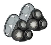 vhbw 2x Têtes de rasoir de remplacement compatible avec Philips S5130, S5140, S5170, S5115, S5205, S5100, S5090, S5091, S5095, S5110 rasoir électrique