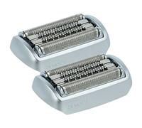 vhbw 2x Têtes de rasoir remplacement pour Braun 92M pour rasoir électrique, argenté