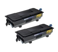 vhbw 2x Toner compatible avec Kyocera ECOSYS P 3060 dn, 3145 dn, 3150 dn imprimante - Cartouches toner compatible + réservoir toner, noir