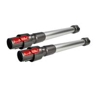 vhbw 2x Tube compatible avec Dyson V11 Advanced, V11 Outsize, V10 Total Clean, V11, V10 Absolute aspirateur - 44,5-66,5cm, argenté