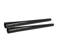 vhbw 2x Tube d'aspirateur universale compatible avec Bosch UniversalVac 15, EasyVac 3, AdvancedVac 20 aspirateur - raccord 35 mm, 50 cm, noir
