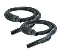 vhbw 2x Tuyau flexible universelle pour aspirateurs courants - 1,8 m, poignée, avec raccord circulaire 32mm / 35 mm / 38 mm