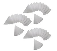 vhbw 30x Filtres coniques pour ventilation, VMC par ex. compatible avec Helios, Maico, Pluggit, Zehnder - Filtre d'évacuation G4, DN 100, blanc