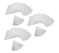vhbw 30x Filtres coniques pour ventilation, VMC par ex. compatible avec Zehnder - Filtre d'évacuation G4, DN 125, blanc