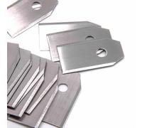 vhbw 30x Lames compatible avec Flymo EasiLife 800, 350, 500, 200 tondeuse - Lames de rechange, argenté, acier