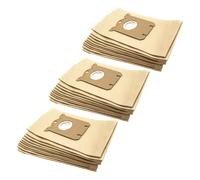 vhbw 30x Sacs compatible avec AEG/Electrolux AVC 2500 Viva Quickstop Elegance, AVC QS Elegance, AVC Viva Quickstop aspirateur - marron