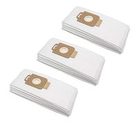 vhbw 30x Sacs compatible avec Nilfisk Great Dane, Gold, King 410, King, GM Time, GM Siena, GM Xtr aspirateur - 32,5cm x 15cm blanc