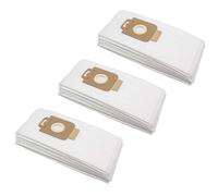 vhbw 30x sacs compatible avec Nilfisk King Special, Mocca, Mocca GD90, P40, Pelican, Power Life, Power P10 aspirateur - microfibres non tissées, blanc