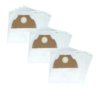 vhbw 30x Sacs compatible avec Tornado 4x4, EX 2000 / EX2000, Mondo, 1186 aspirateur - microfibres non tissées, 28cm x 21,5cm, blanc