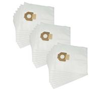 vhbw 30x sacs remplacement pour Nilfisk 302004000 pour aspirateur - microfibres non tissées, blanc