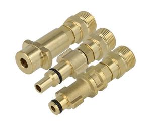 vhbw 3x Adaptateur en kit vers filetage M22 compatible avec Lavor ONE 120, PLUS 130, Extra 135 nettoyeur haute-pression - Raccord rapide